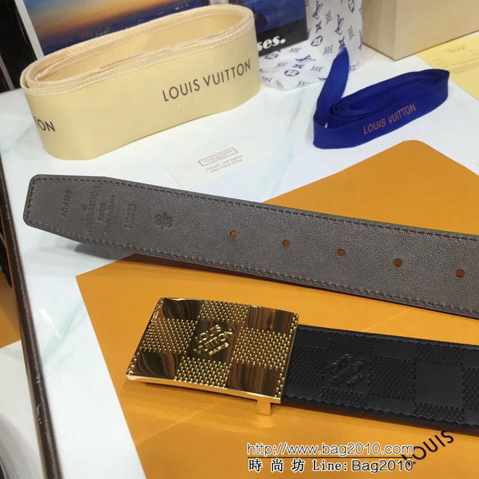 路易威登LV 經典款 Skyline雙面腰帶 兩種佩戴方式 金屬搭扣 男士皮帶  xfp1118